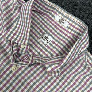 Peter Millar Shirt Men’s Medium Long Sleeve Button Down Gingham Check